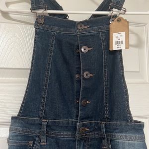 Girls Distressed True Craft Overalls